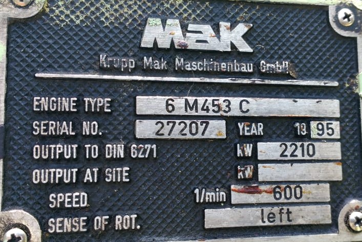 FOR SALE : MAK 6M453C PARTS FROM OUR STOCK