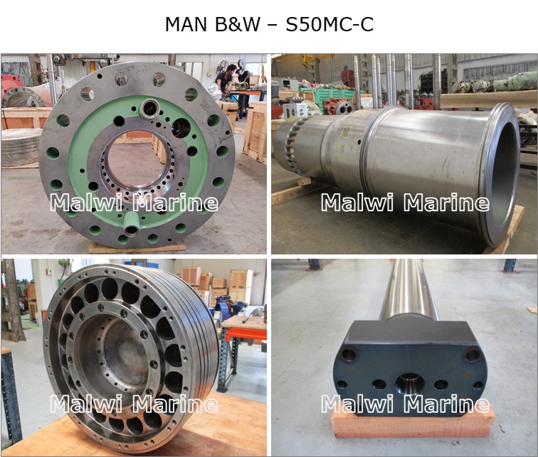 MAN B&W – S50MCC – Cover, Liner, Crown, Rod, Fuel Pump, Parts