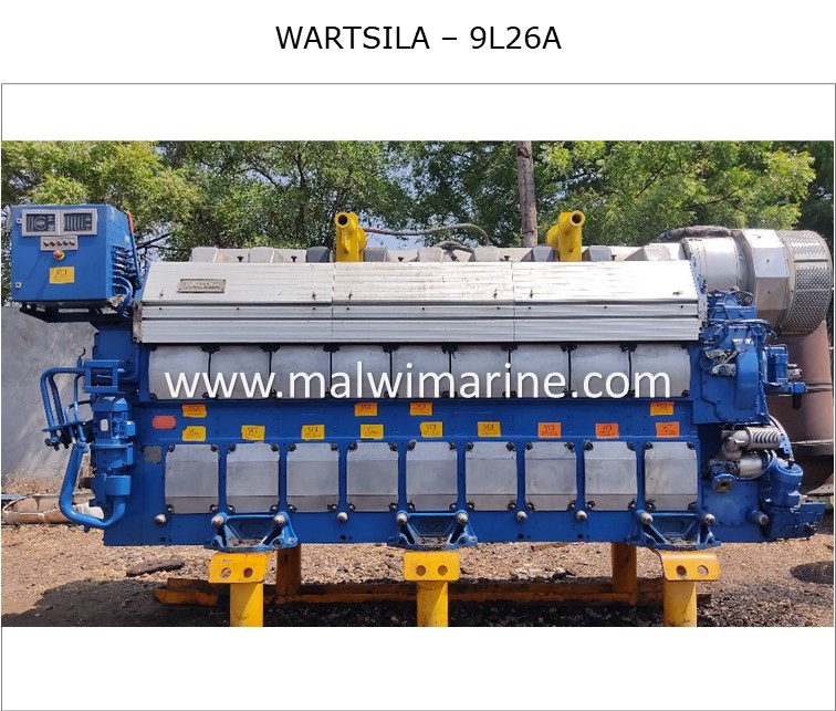 WARTSILA – 9L26A – NEW (UNUSED) – COMPLETE ENGINE