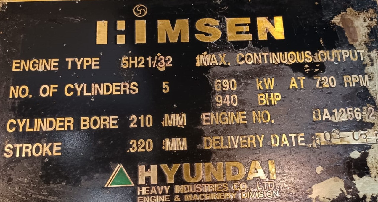 HYUNDAI-HIMSEN – 5H21-32 – ENGINE PARTS