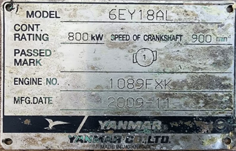 YANMAR – 6EY18 – ENGINE PARTS